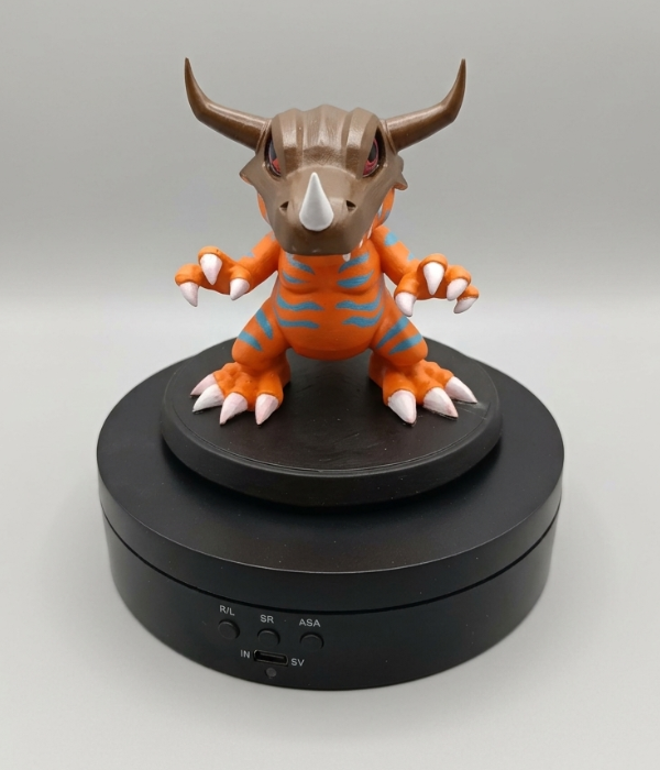 Greymon 10cm em resina pintado a mão